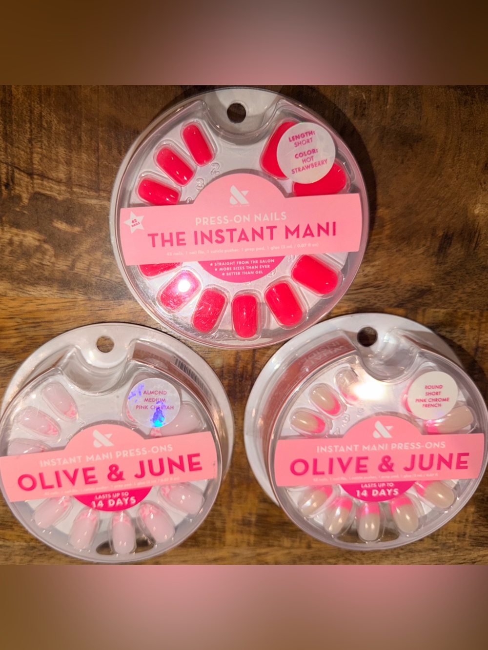 Olive & June Press-On Nails Bundle – 3 Sets – New in Package - Picture 2 of 3